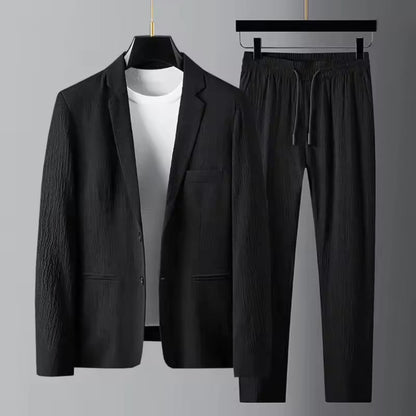 Men's Linnen Suits Set | Business Casual - Image 1