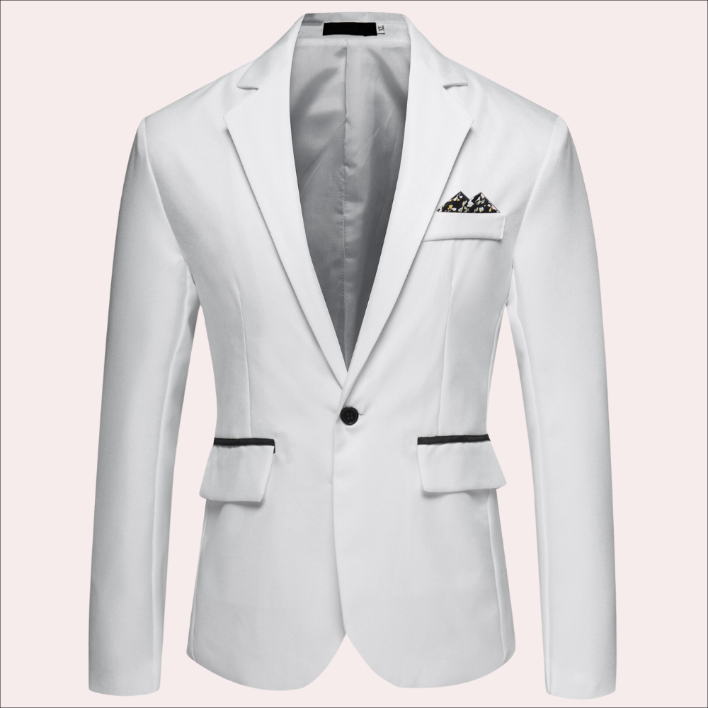 Men's Linnen Suits Tailored Blazer | Formal Wear - Image 6