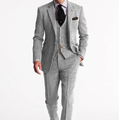 Men's Linnen Suits Tuxedo Three-Piece | Formal Wear - Image 5
