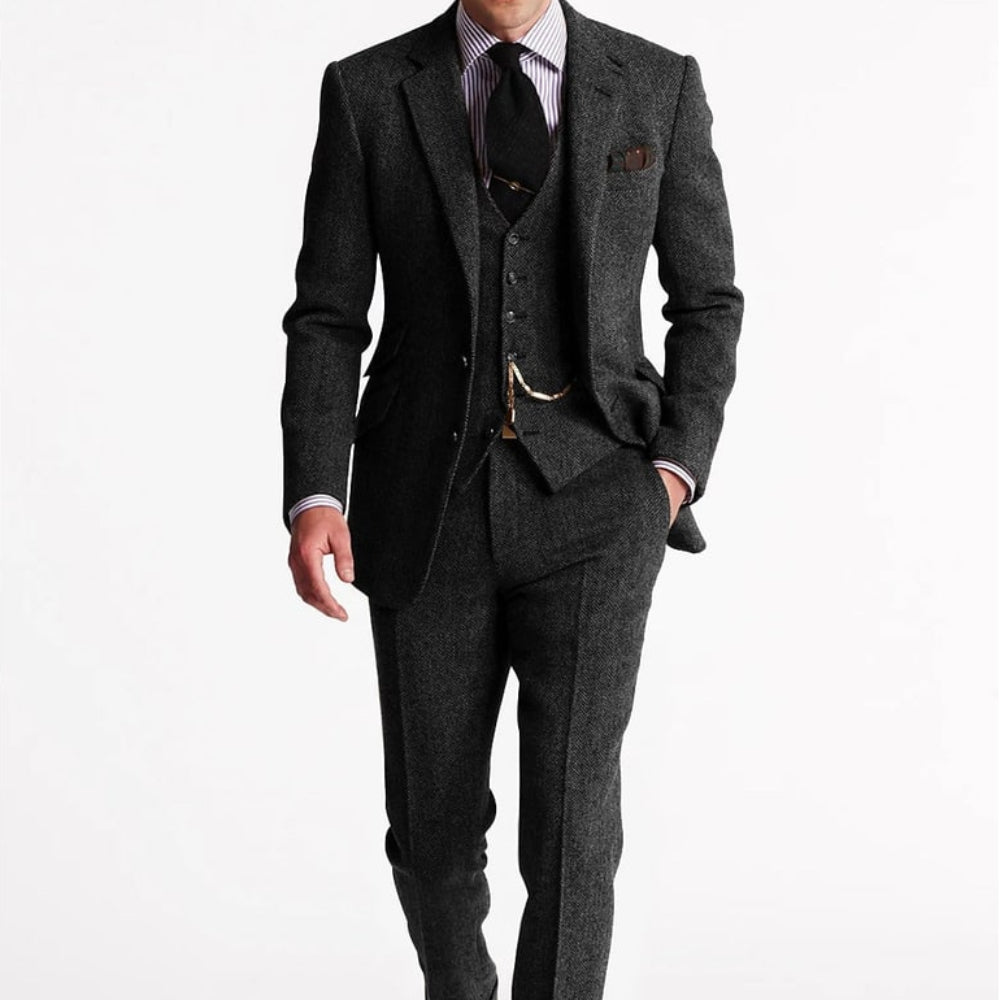 Men's Linnen Suits Tuxedo Three-Piece | Formal Wear - Image 6