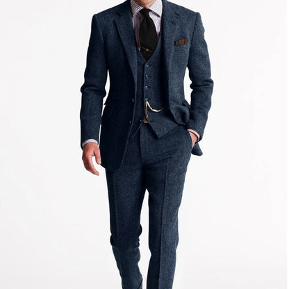 Men's Linnen Suits Tuxedo Three-Piece | Formal Wear - Image 7
