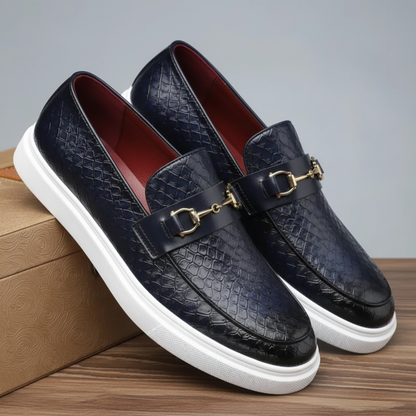 Men's Loafers Casual Slip-On Embossed | Driving Shoes - Image 11