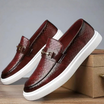 Men's Loafers Casual Slip-On Embossed | Driving Shoes - Image 12