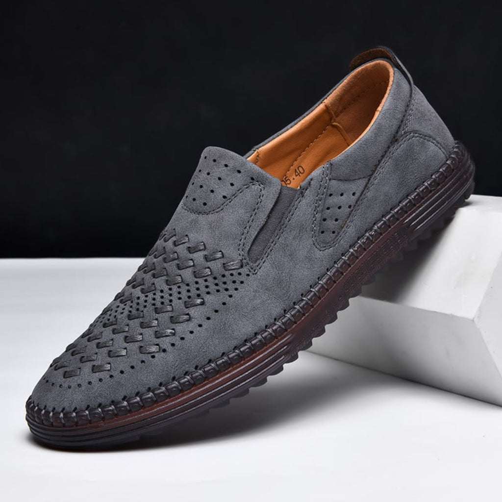 Men's Loafers Perforated Slip-On | Casual Shoes - Image 12