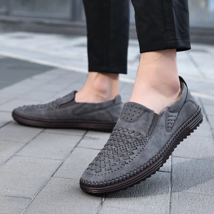 Men's Loafers Perforated Slip-On | Casual Shoes - Image 16
