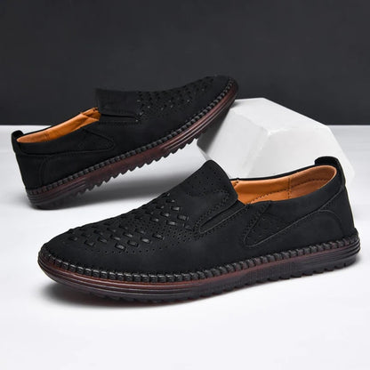 Men's Loafers Perforated Slip-On | Casual Shoes - Image 20