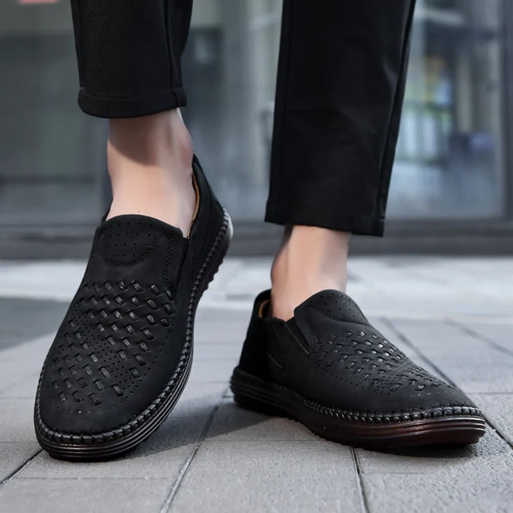 Men's Loafers Perforated Slip-On | Casual Shoes - Image 21