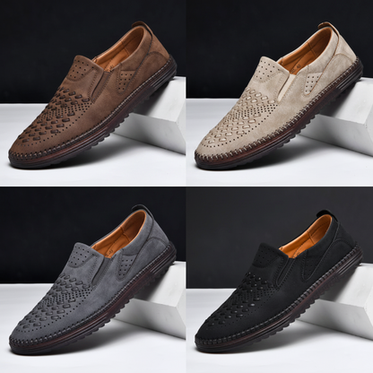 Men's Loafers Perforated Slip-On | Casual Shoes - Image 22