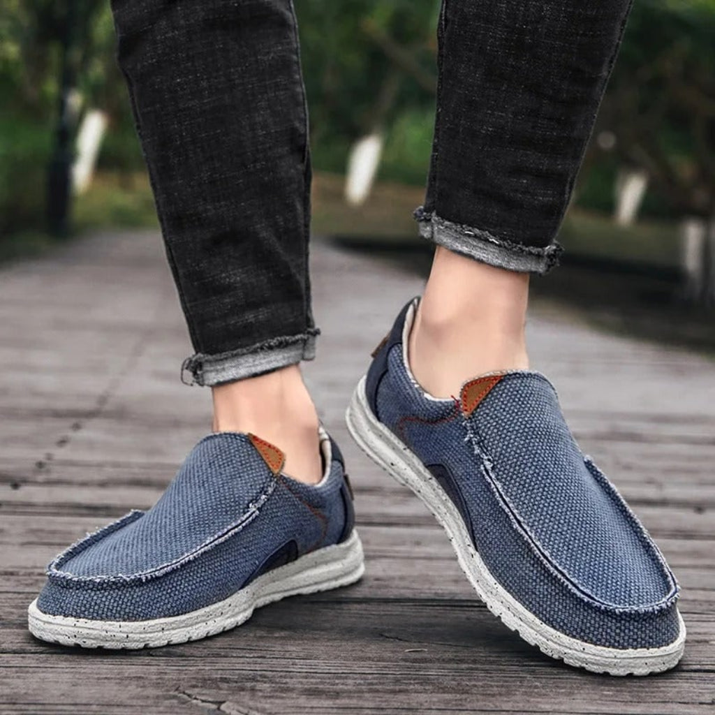 Men's Loafers Slip-On Shoes Canvas | Casual Shoes - Image 10