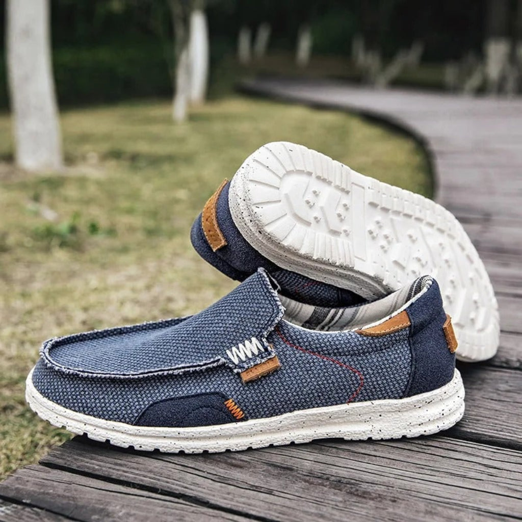 Men's Loafers Slip-On Shoes Canvas | Casual Shoes - Image 11