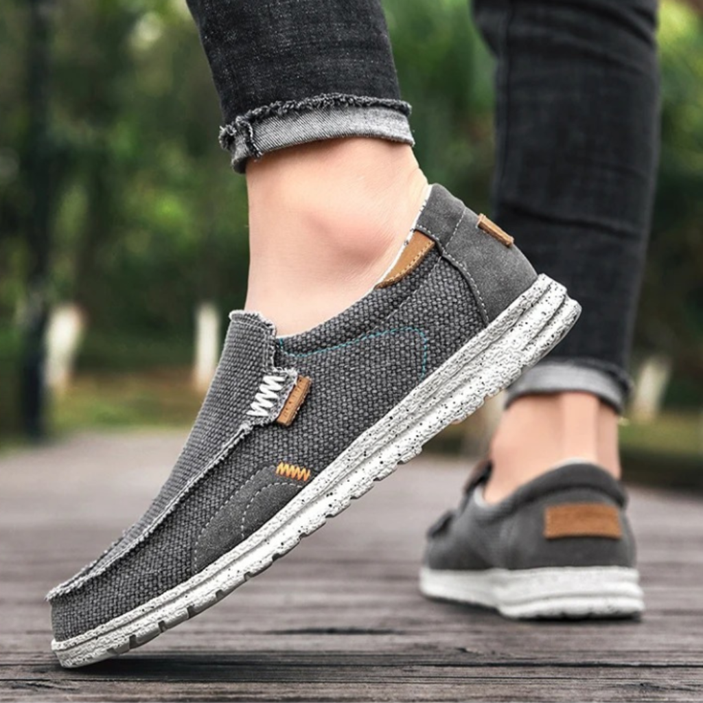 Men's Loafers Slip-On Shoes Canvas | Casual Shoes - Image 12
