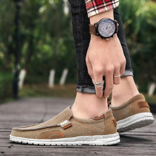 Men's Loafers Slip-On Shoes Canvas | Casual Shoes - Image 6