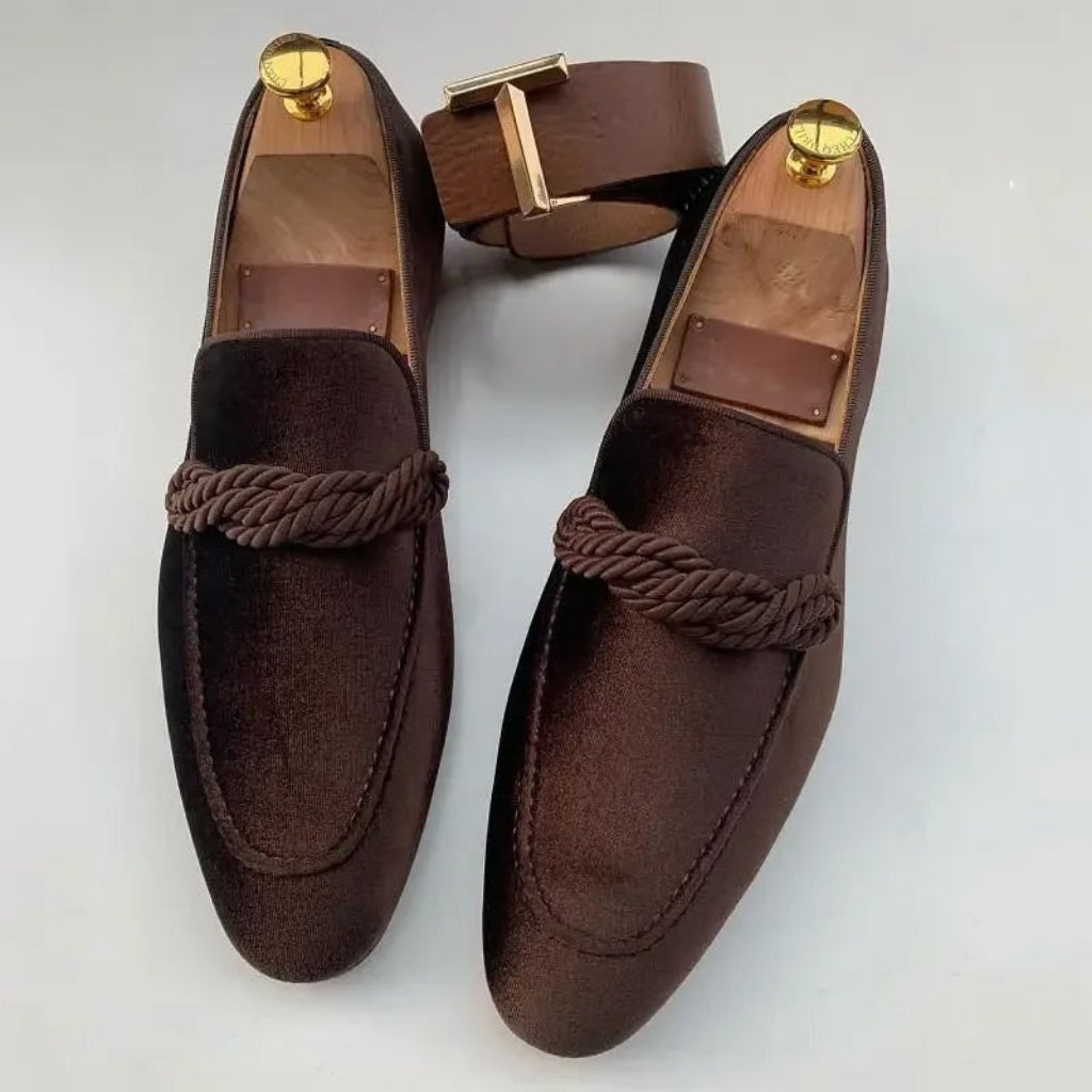 Men's Loafers Slip-On Suede | Dress Loafers - Image 1