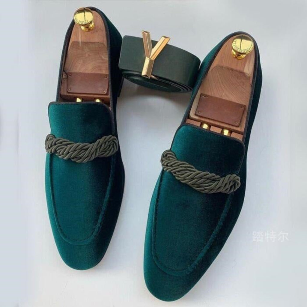 Men's Loafers Slip-On Suede | Dress Loafers - Image 2