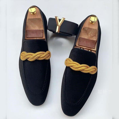 Men's Loafers Slip-On Suede | Dress Loafers - Image 4