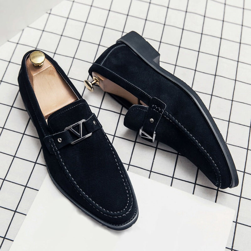 Men's Loafers Slip-On Suede Round Toe | Casual Loafers - Image 4
