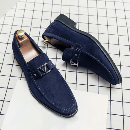 Men's Loafers Slip-On Suede Round Toe | Casual Loafers - Image 5
