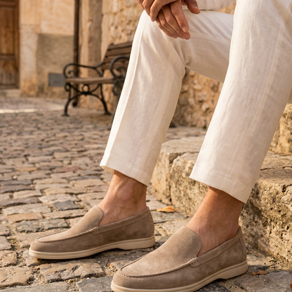 Men's Loafers Suede Cushioned Insole | Casual Loafers - Image 1