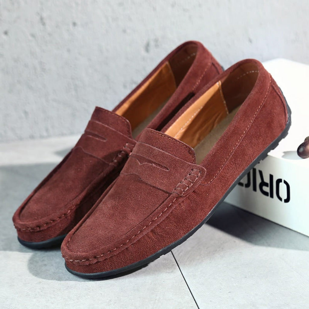 Men's Suede Casual Loafers | Slip-On - Image 3
