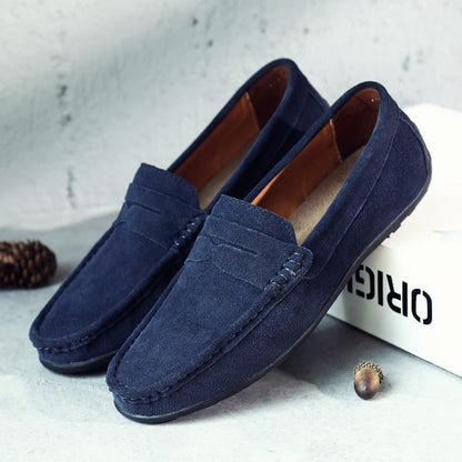 Men's Suede Casual Loafers | Slip-On - Image 5
