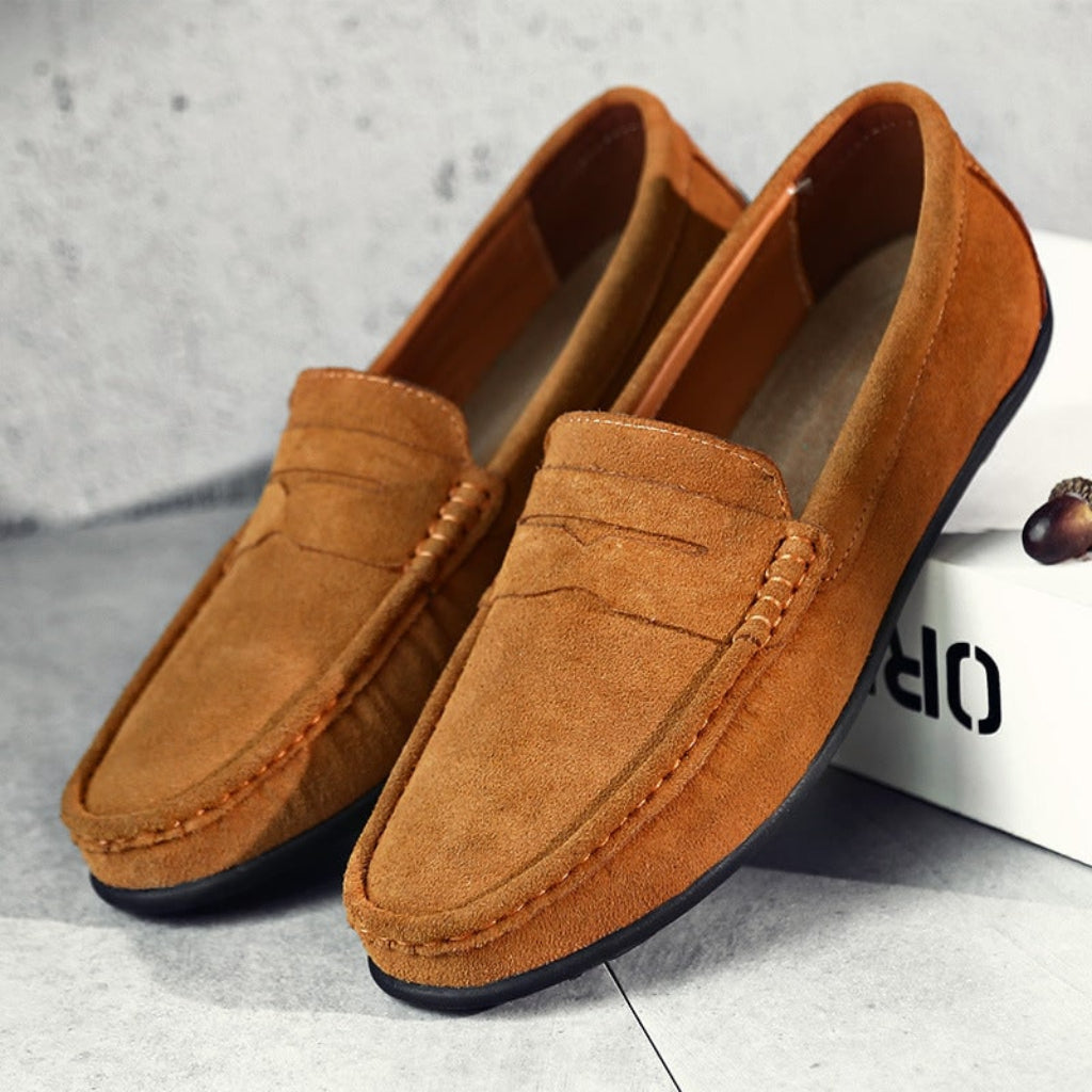 Men's Suede Casual Loafers | Slip-On - Image 8