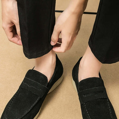 Men's Suede Loafers Casual Slip-On | Driving Shoes - Image 5