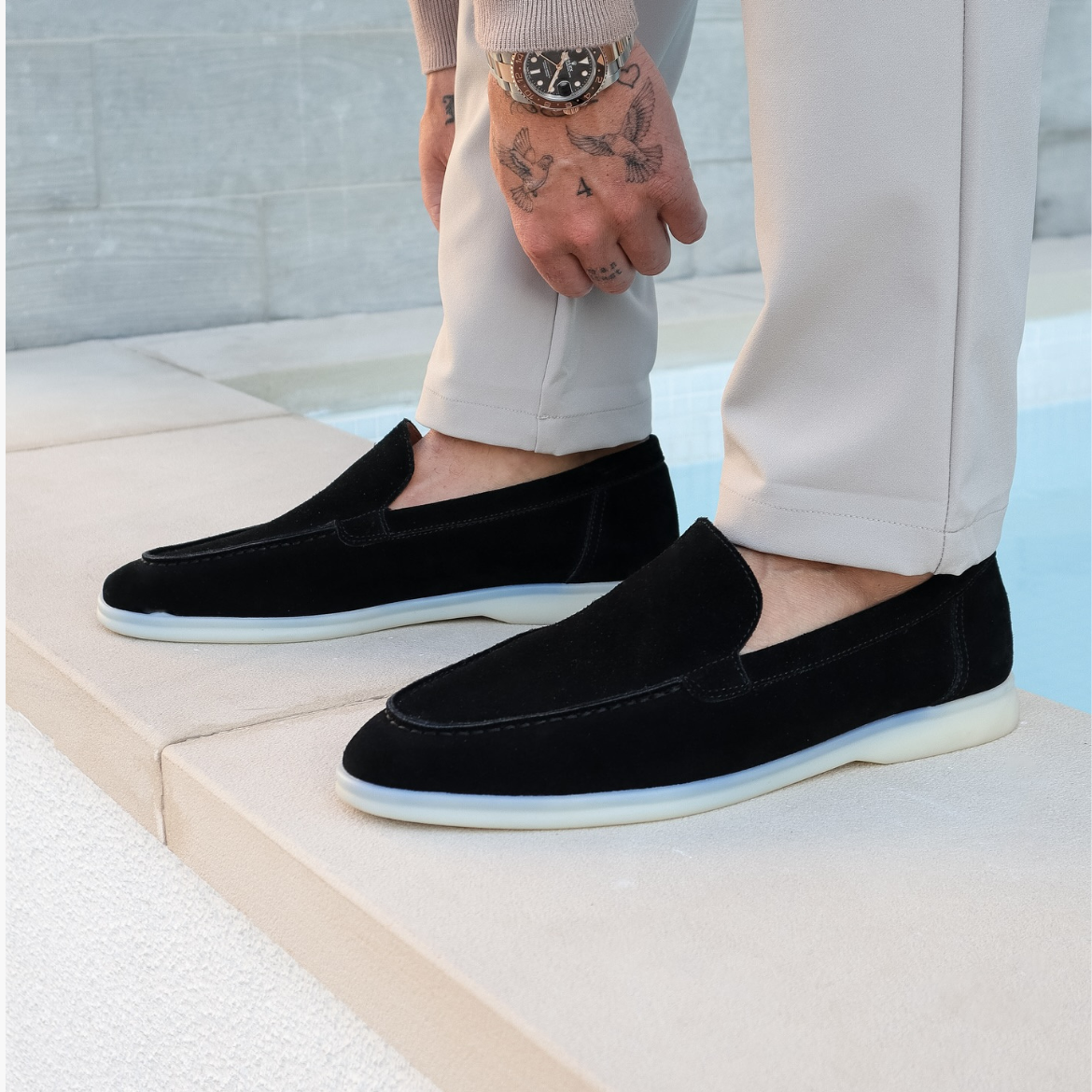 Men's Suede Loafers Casual | Slip-On Shoes - Image 3