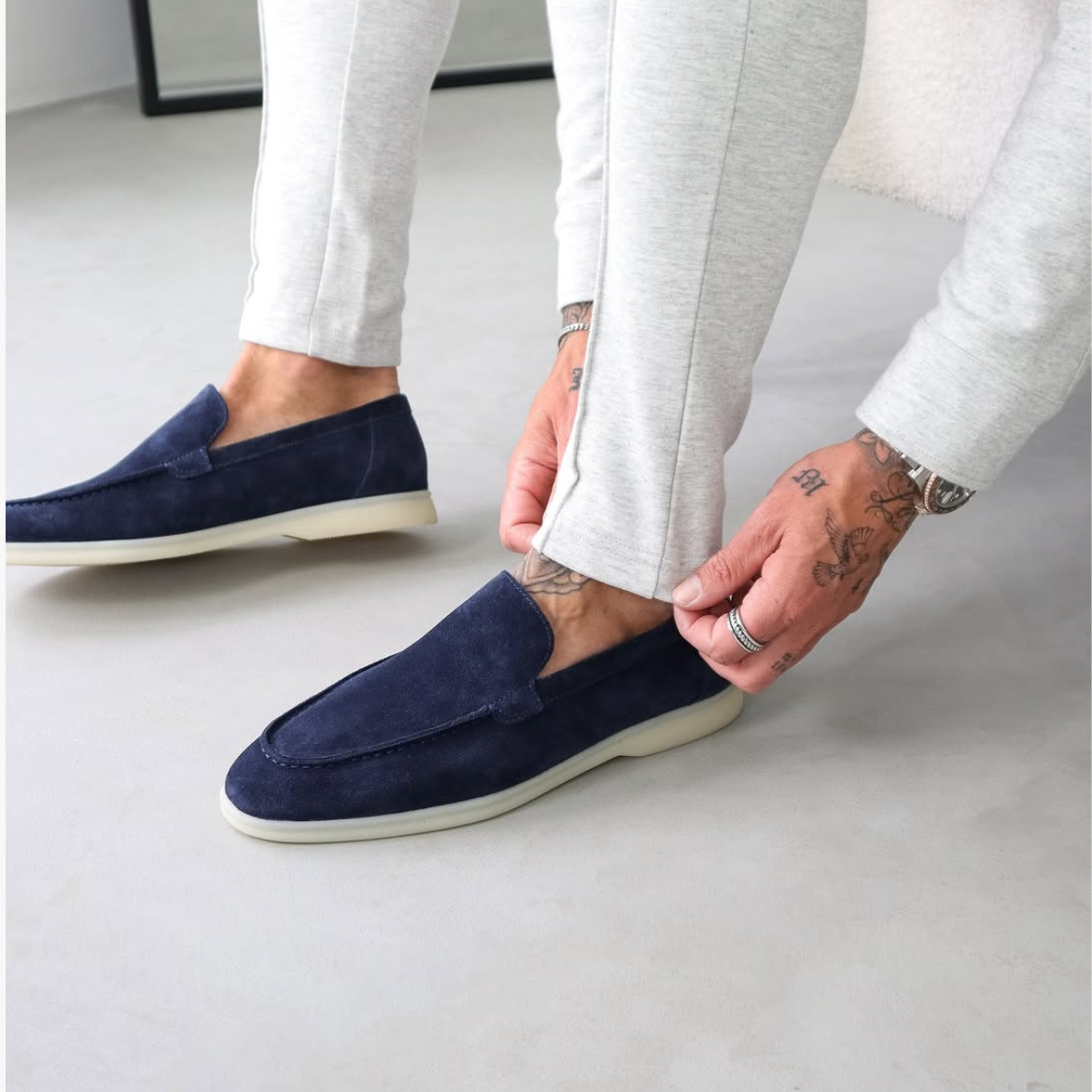 Men's Suede Loafers Casual | Slip-On Shoes - Image 7