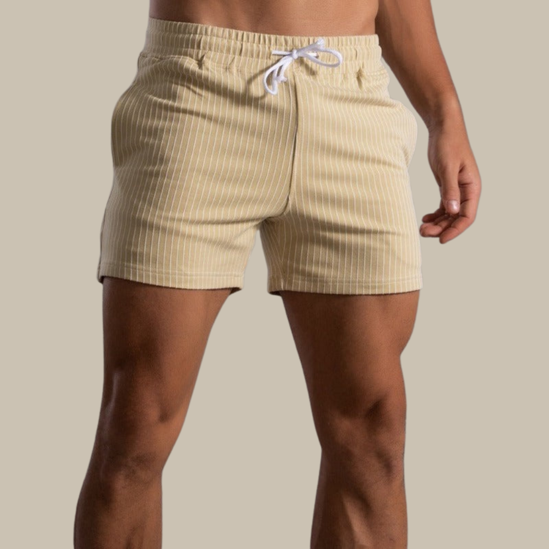 Men's Swim Activewear Stretch Shorts | Workout Shorts - Image 1