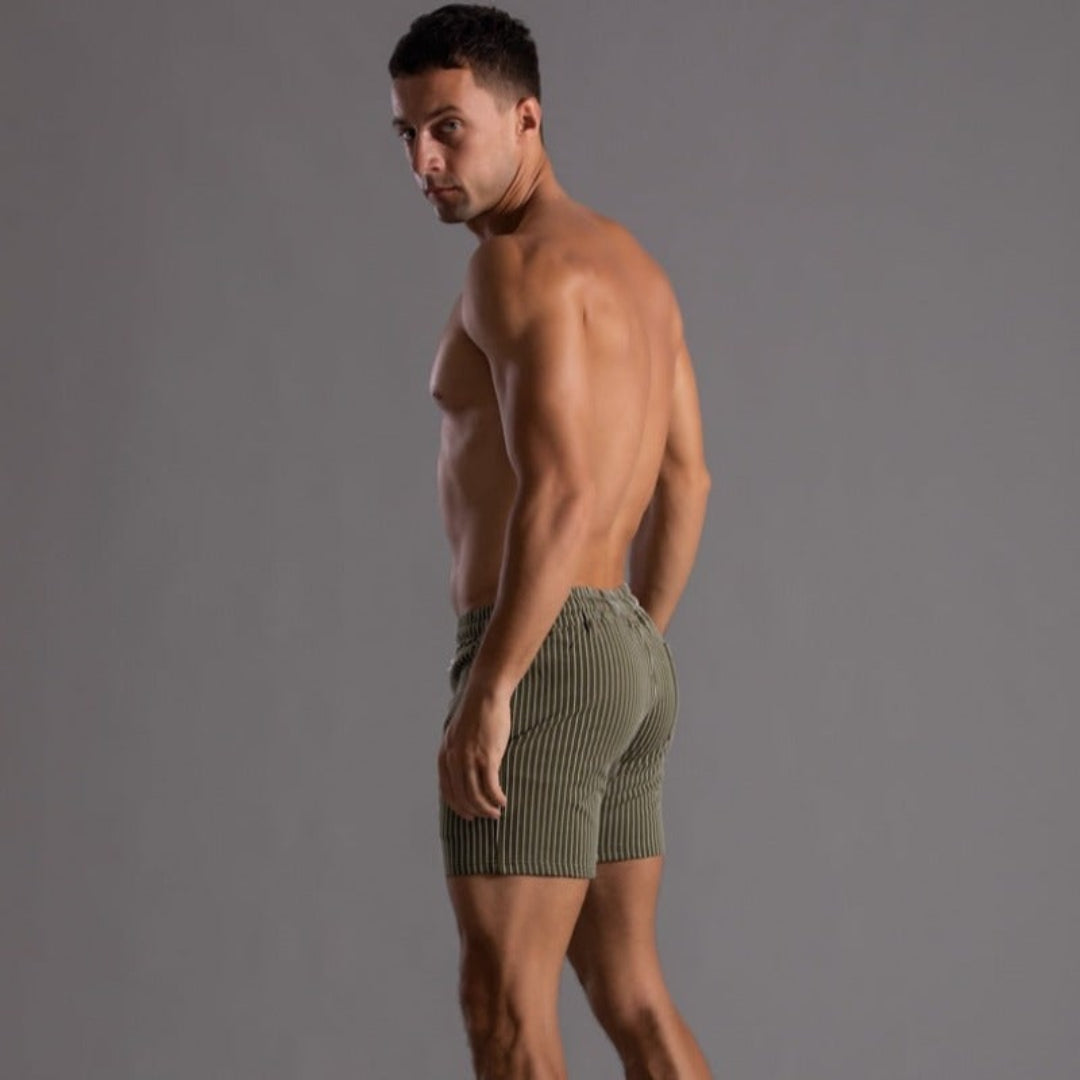Men's Swim Activewear Stretch Shorts | Workout Shorts - Image 8