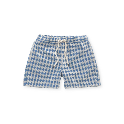 Men's Swim Short Diamond Casual Loose | Beach Wear - Image 1