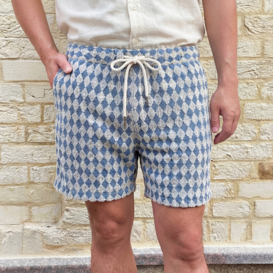 Men's Swim Short Diamond Casual Loose | Beach Wear - Image 2