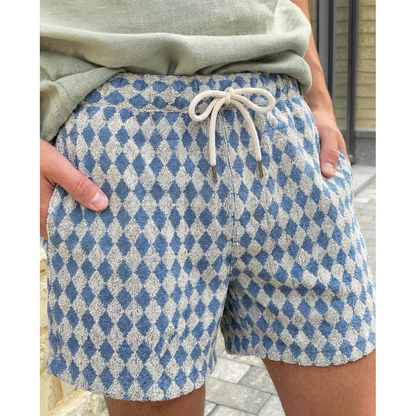 Men's Swim Short Diamond Casual Loose | Beach Wear - Image 4
