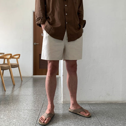 Men's Swim Short Pleated | Casual Shorts - Image 1