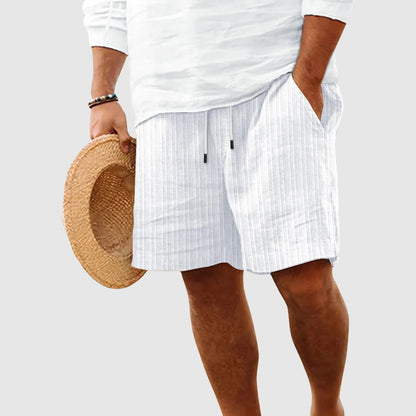 Men's Swim Short Striped Casual | Drawstring - Image 2