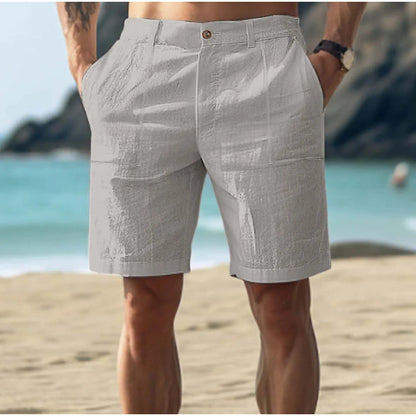 Men's Swim Short Summer Linen | Casual Beach Wear - Image 3