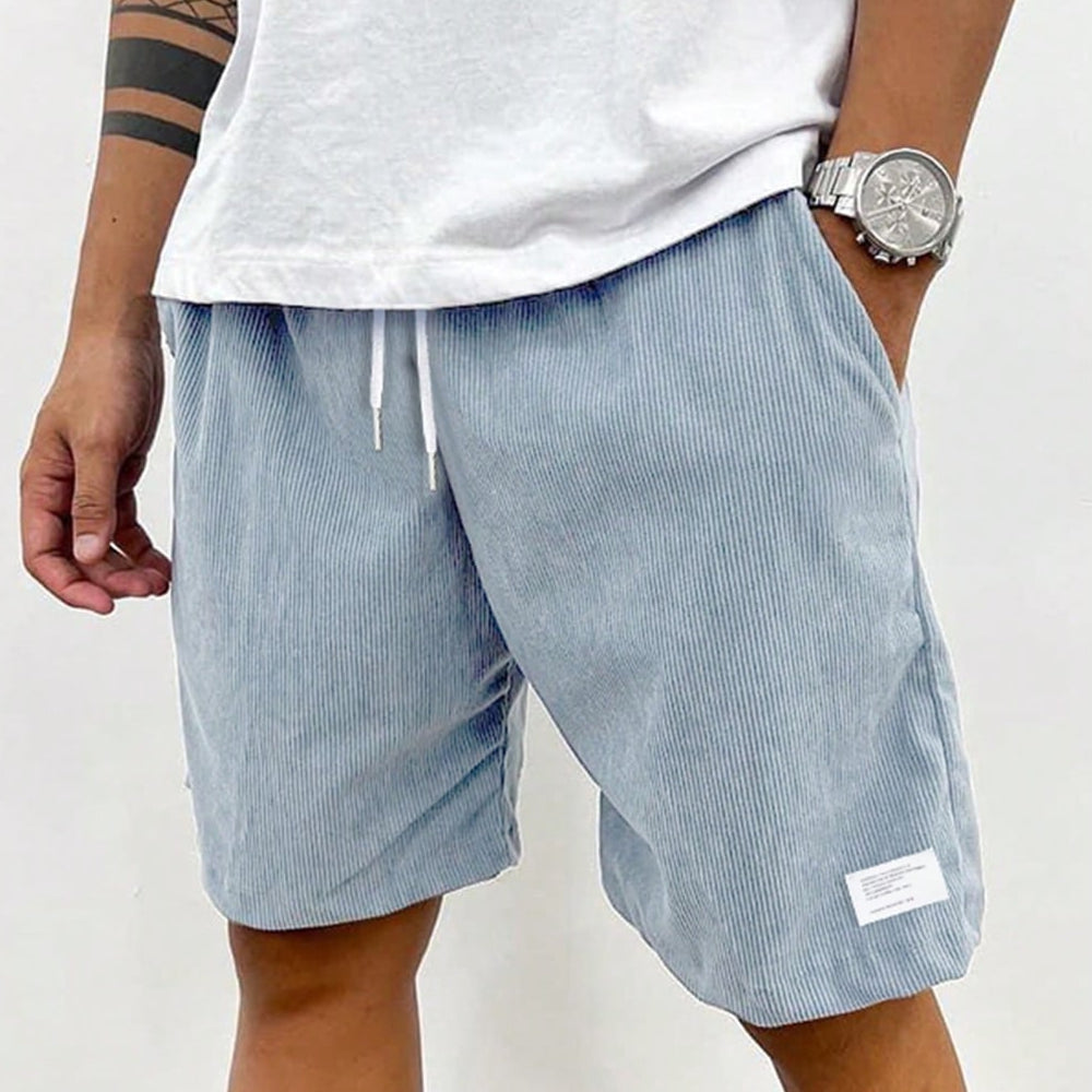 Men's Swim Summer Shorts Corduroy | Drawstring - Image 10