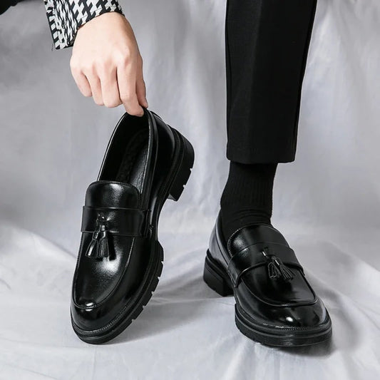 Men's Tassel Dress Loafers | Genuine Shoes - Image 1