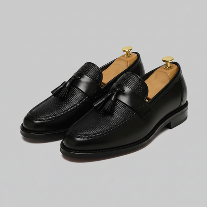 Men's Tassel Loafers Woven | Dress Loafers - Image 1