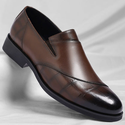 Men's Textured Casual Loafers | Dress Loafers - Image 1