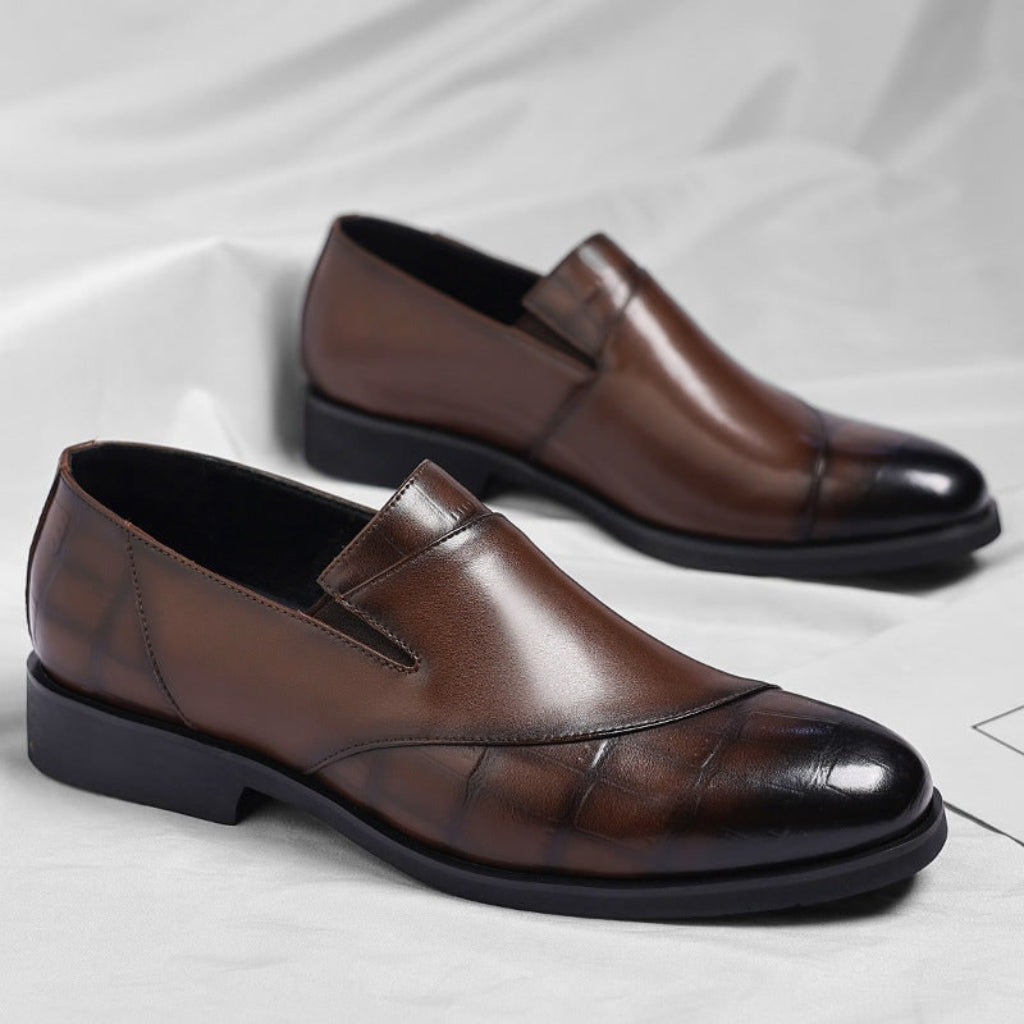 Men's Textured Casual Loafers | Dress Loafers - Image 2