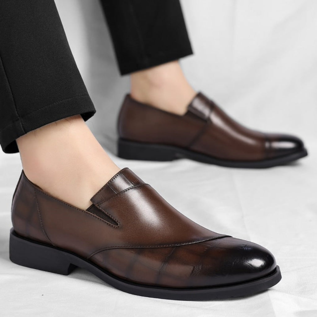 Men's Textured Casual Loafers | Dress Loafers - Image 3