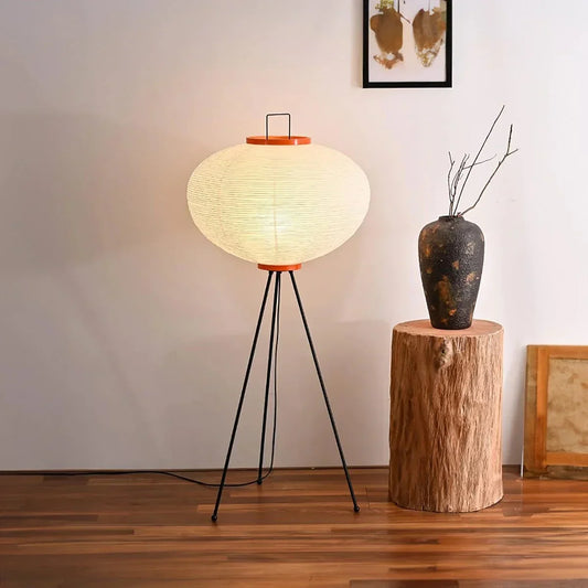 Washi Staande Lamp | Japanse Design met Zachte LED Gloed