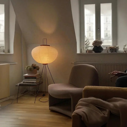 Washi Staande Lamp | Japanse Design met Zachte LED Gloed