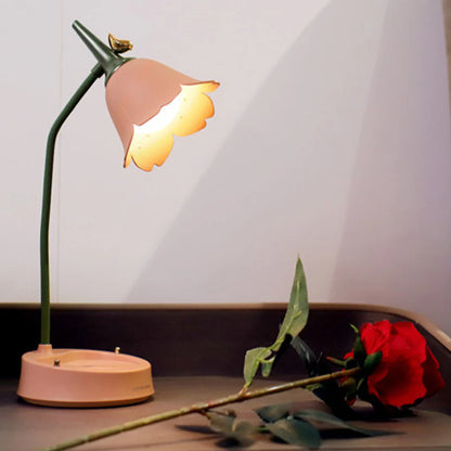 Moderne Bloem LED Tafellamp met Aanraaksensor