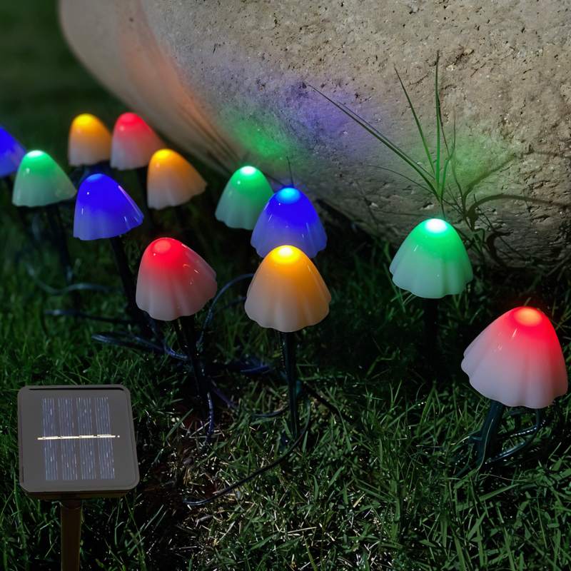 Magische Paddenstoelen Verlichting Solar Tuinlamp