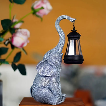 Sfeervolle Solar Tuinlamp met Olifant