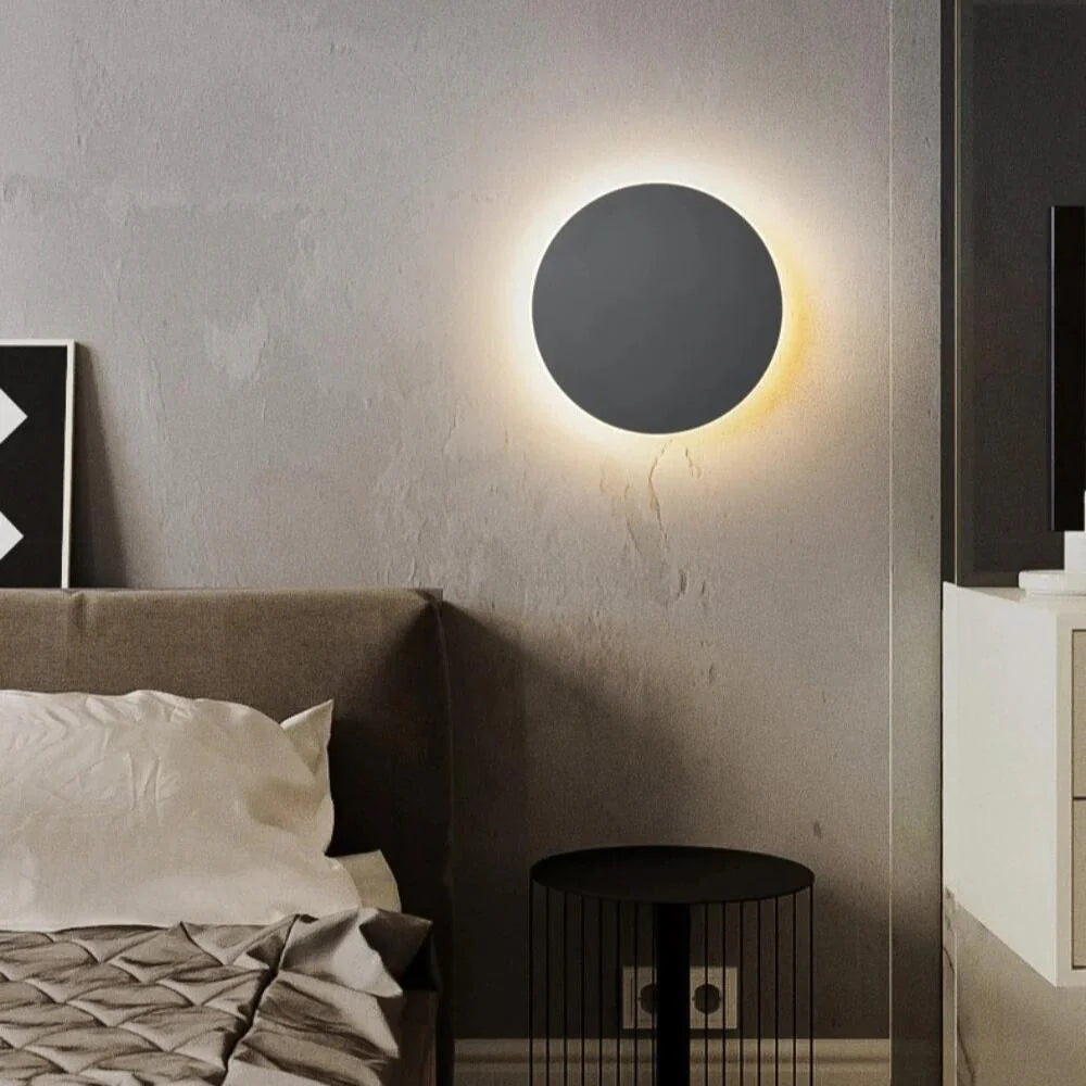 Moderne Scandinavische Ronde LED Sensor Wandlamp