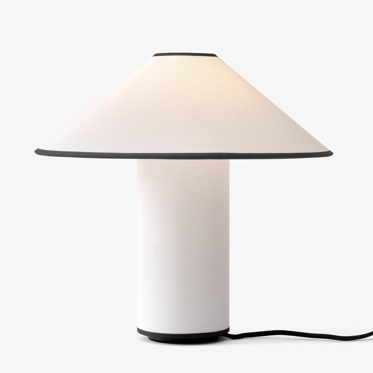 Minimalistische Tafellamp met Stoffen Kap
