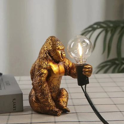 Moderne Gorilla  Hars Nachtlampje Tafellamp